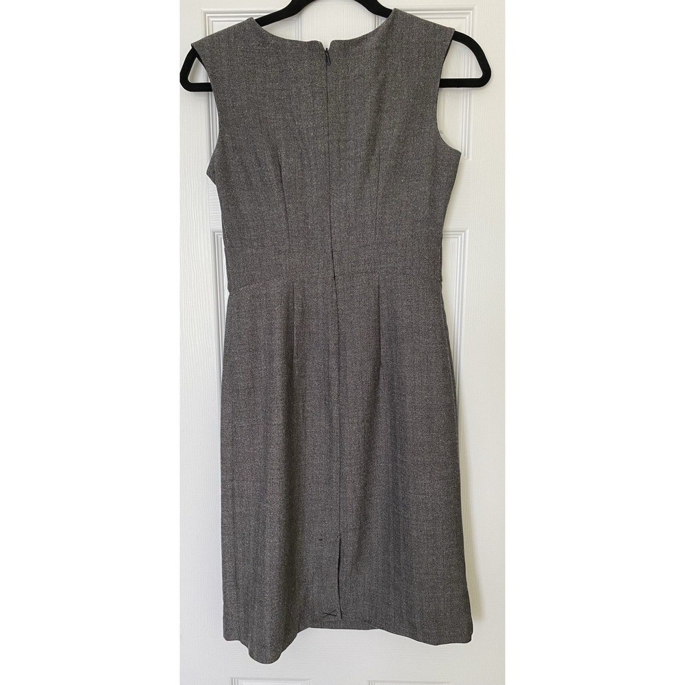 Mossimo Stretch Dress Womens Size 2 Gray Sleeveless Sheath Lined Workwear Zipper - Picture 1 of 3